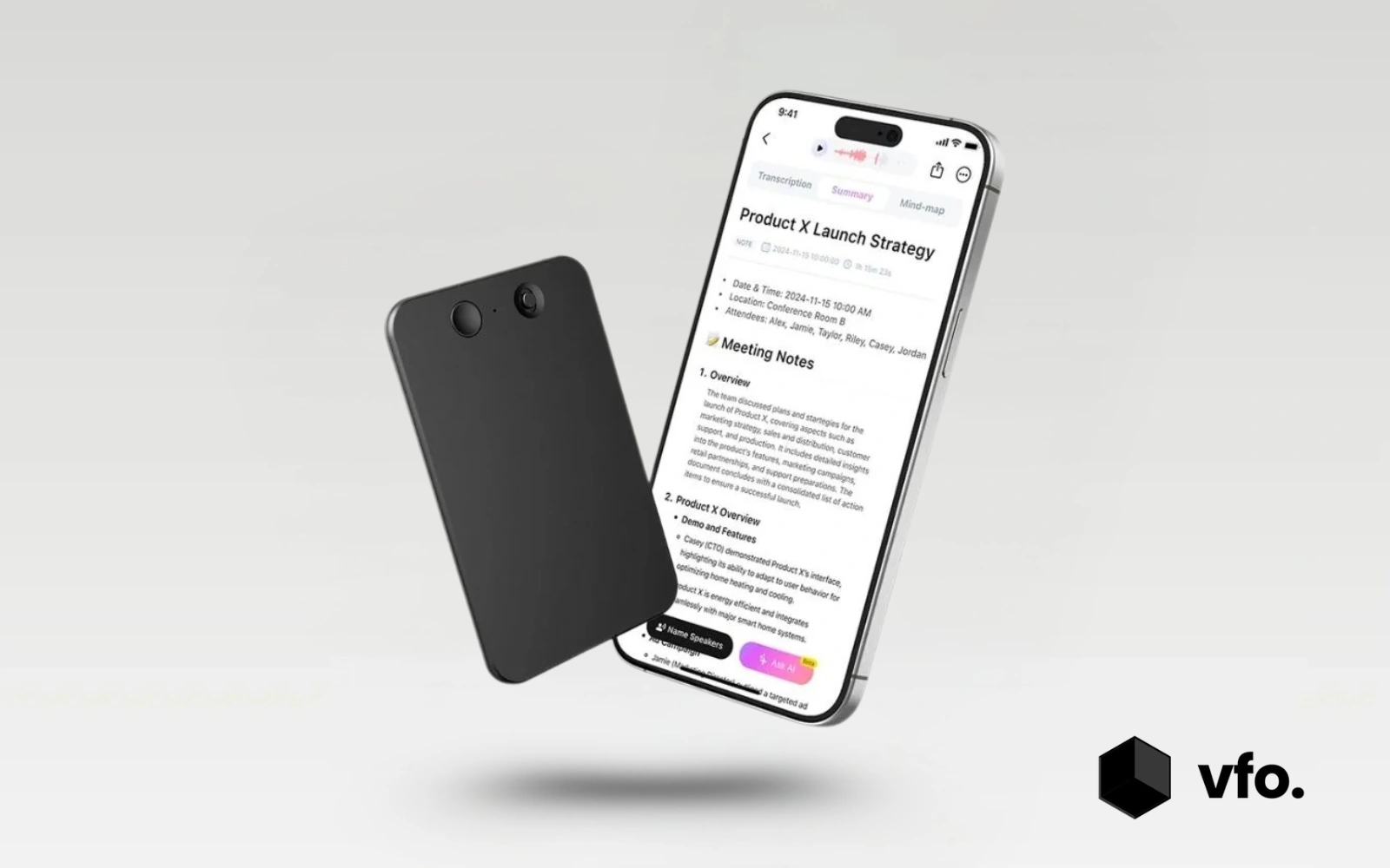 FloNote™ - AI Note Taking Assistant – vettaflo