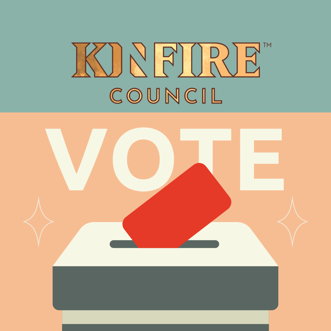 Illustration of a ballot box with a red card and the word 'VOTE'.