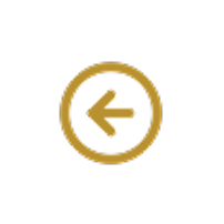 Gold left arrow inside a circle on a black background.