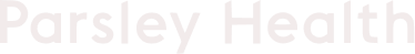 The Parsley Health logo in a light-colored, sans-serif font.
