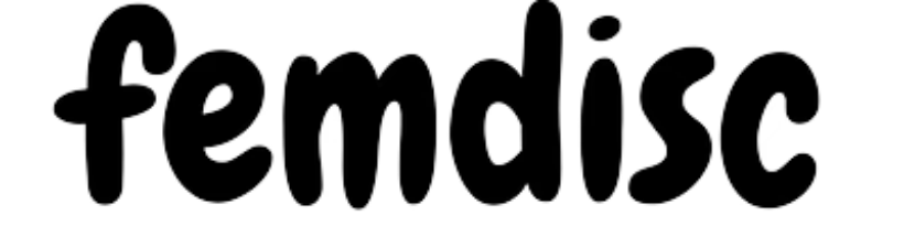 The word 'femdisc' in a black, lowercase, rounded font against a transparent background.