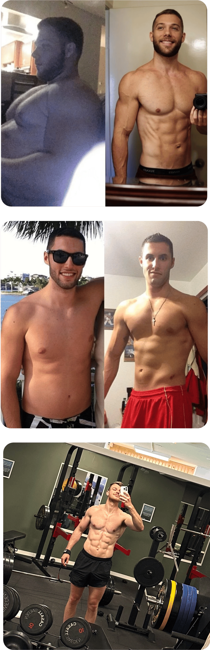Before and after transformation