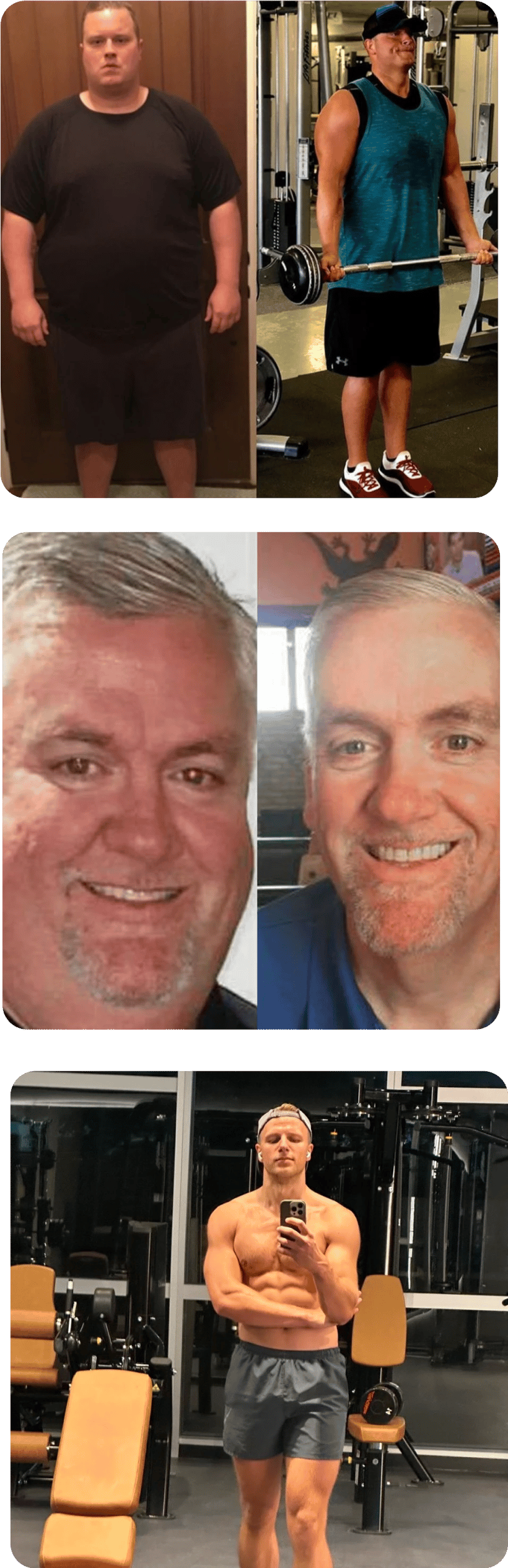 Before and after transformation