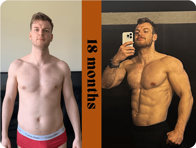 Before and after - 18 months