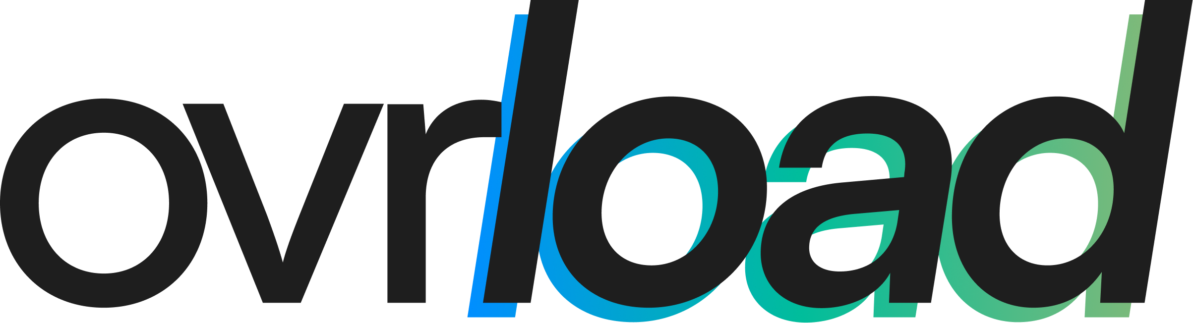 Stylized text logo spelling 'ovrload' with gradient colors.