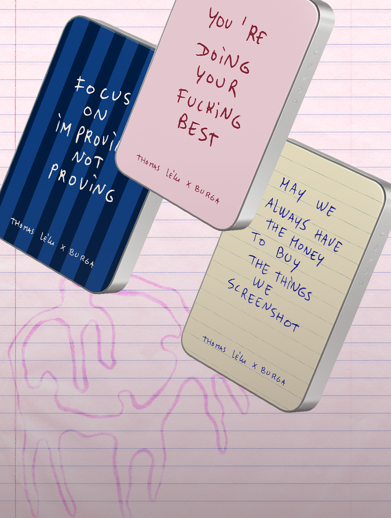 Three notebooks with motivational quotes on lined paper background.