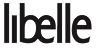 The word 'libelle' in a stylized, black, lowercase font, which serves as a logo.