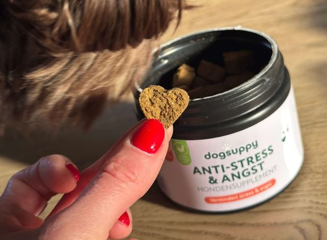 DogSuppy Anti-Stress & Angst 100% natuurlijke hartvormige snoepjes
