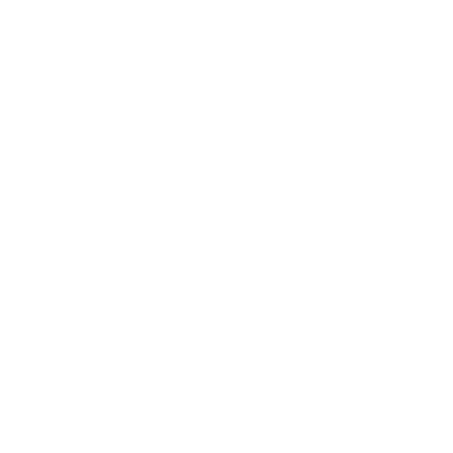White truck icon on a transparent background.
