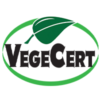 Black oval shape with a green leaf on top.