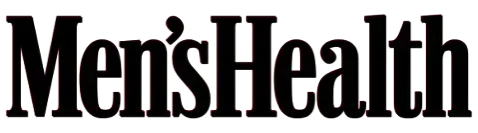 The logo for Men's Health in a black serif font on a white background.