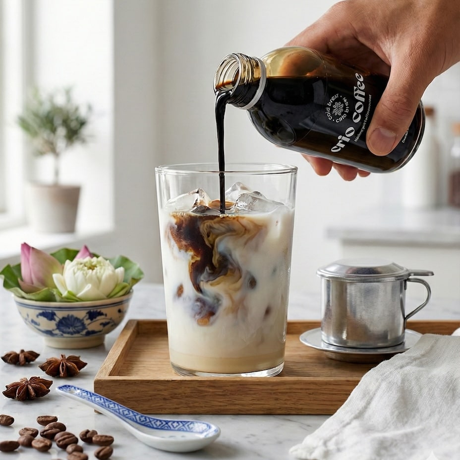 White pump bottles on a light green background in a geometric pattern.