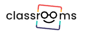 Logo with the word 'classrooms' and a smiling face in the letters 'oo'.