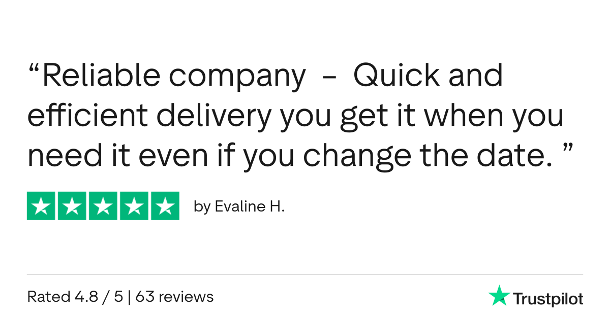 Customer service review by Evaline H