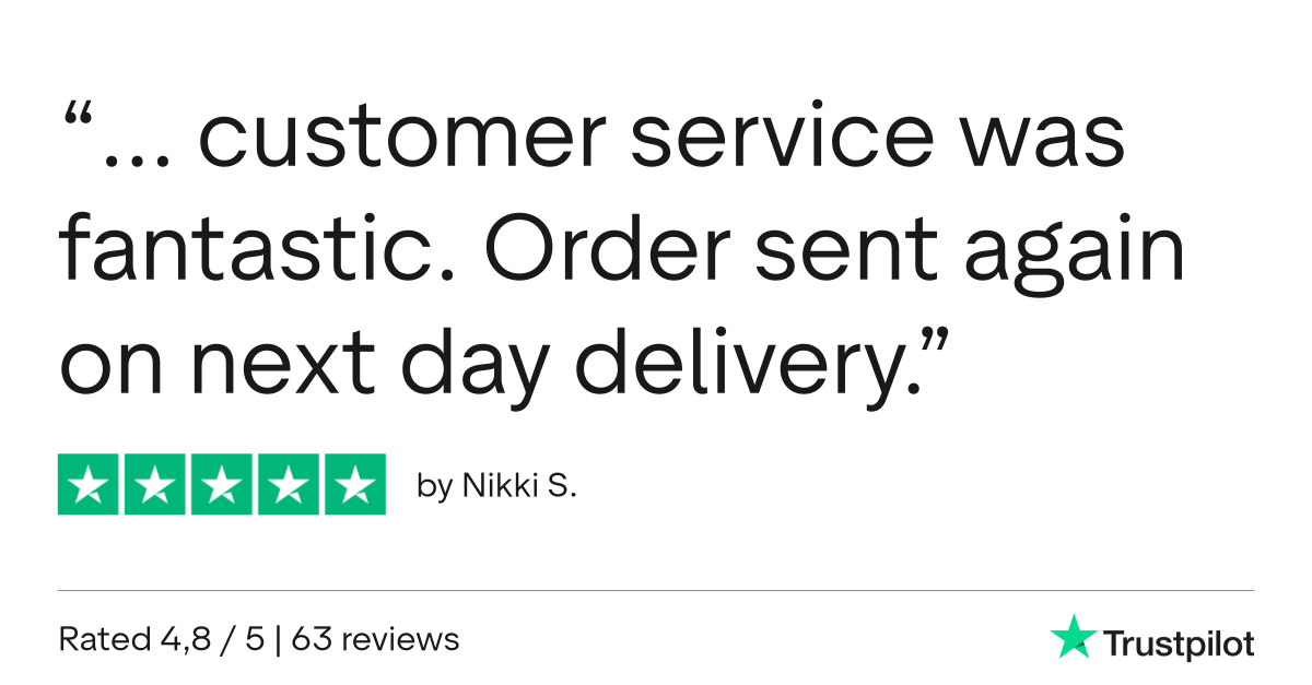 Customer service review by Nikki S