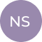 The letters NS inside a purple circle.