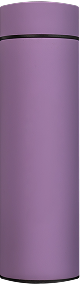 Purple cylindrical container with a lid.