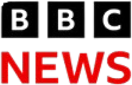 BBC News logo with red text and black letters.