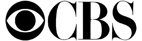 CBS logo with eye symbol and letters.