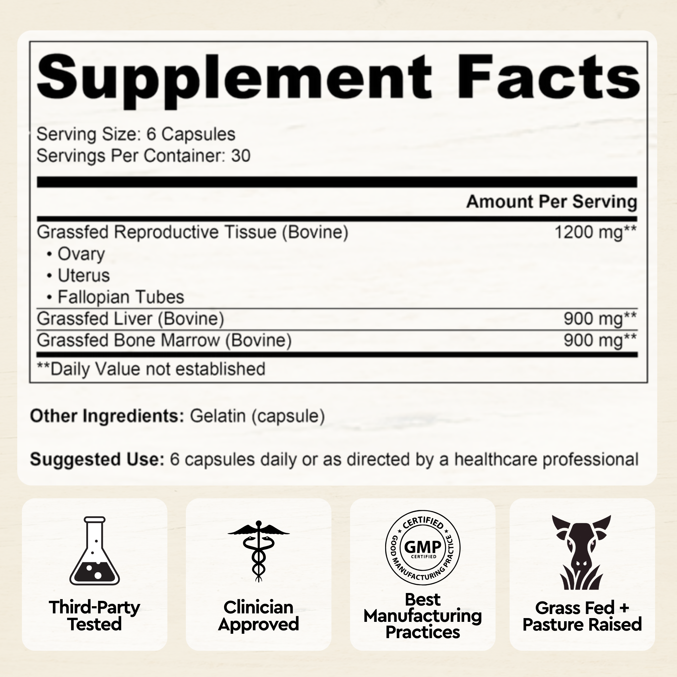 An advertisement for Female Enhancement supplement listing customer reasons for use, with the bottle and a woman outdoors.