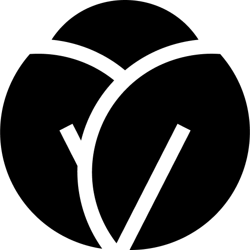 Black and white circular abstract design.