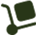 A green circle within a lighter green ring.