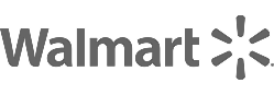 Walmart logo in dark gray with a starburst design on the right.