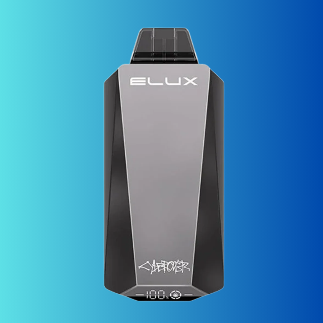 Device labeled 'ELUX' on a blue gradient background.