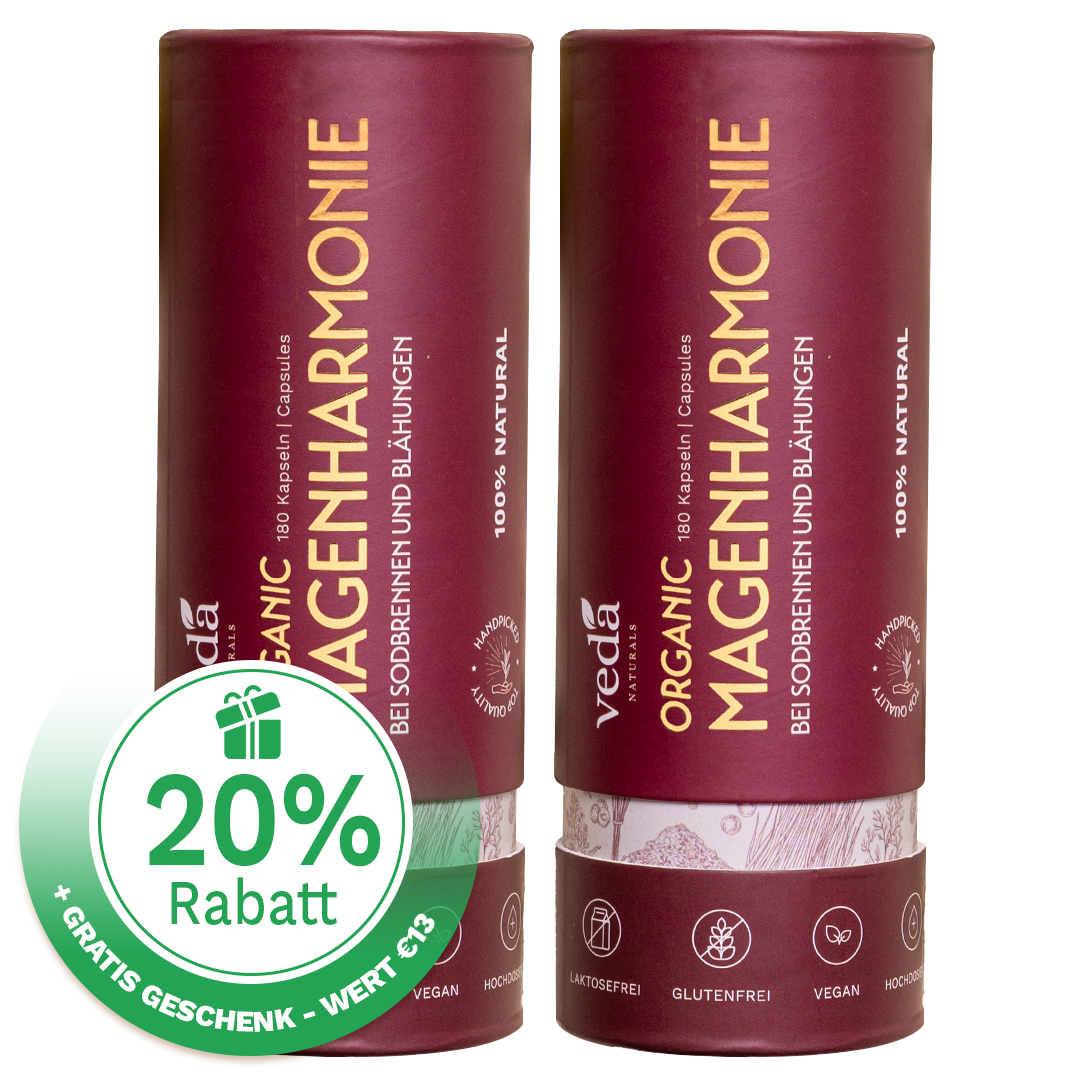 Two containers of 'Organic Magenharmonie' with a 20% discount badge displayed.