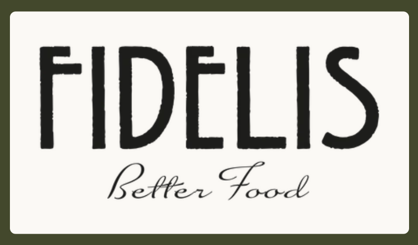 Logo of 'Fidelis' with stylized text and ampersand.