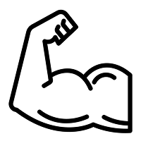 A black silhouette of a person sitting at a desk with a computer screen.