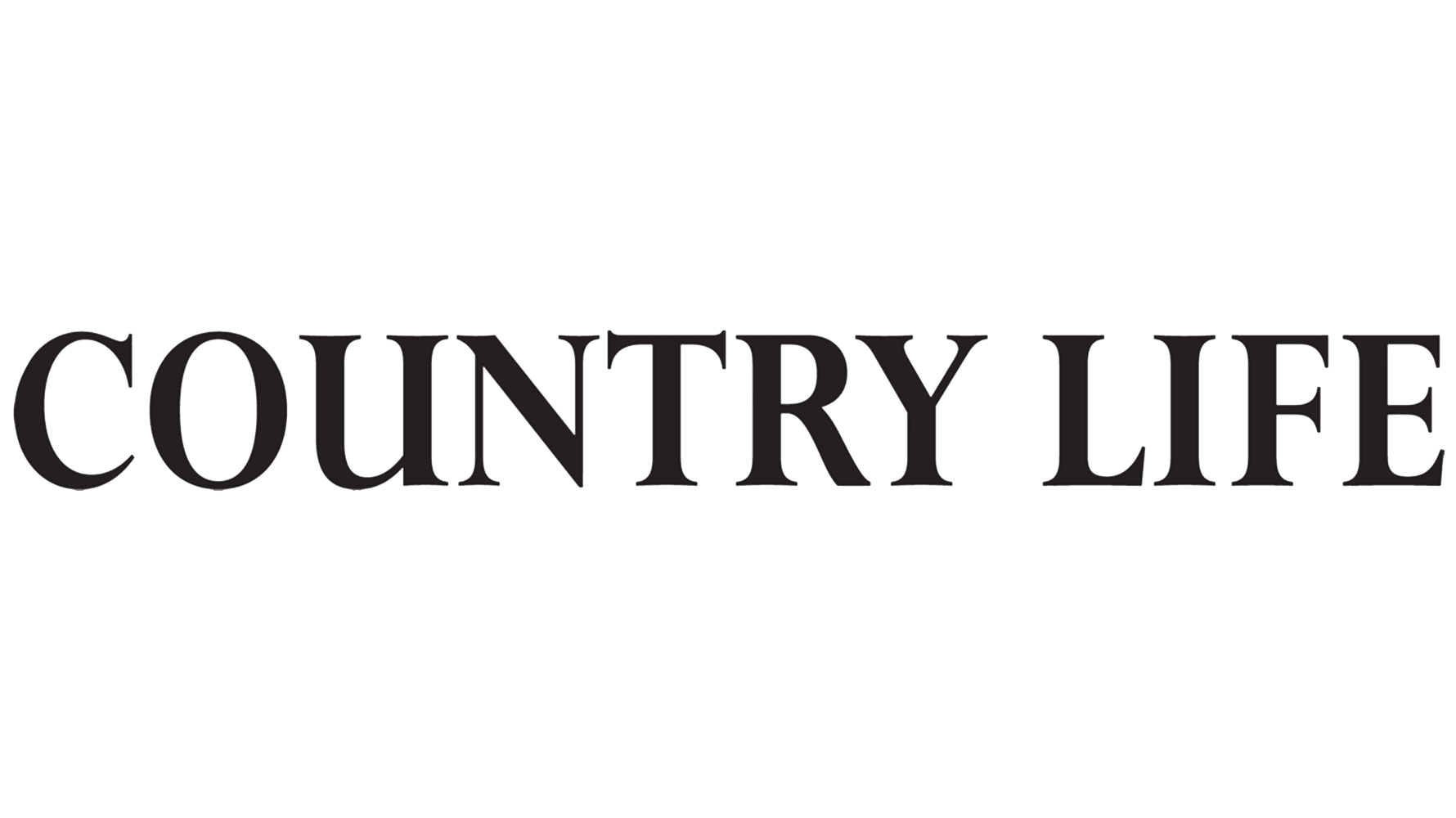 Black text logo reading 'COUNTRY LIFE' on a white background.