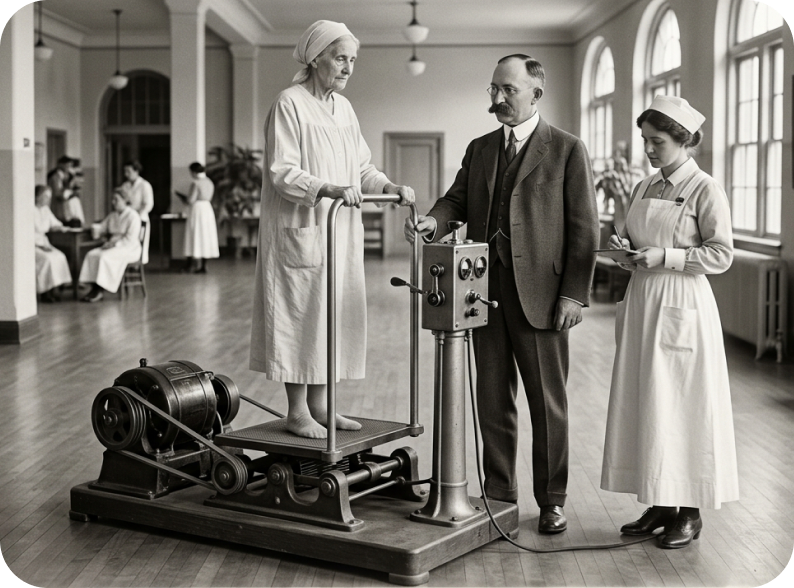 Dr. John Harvey Kellogg's vibration platform