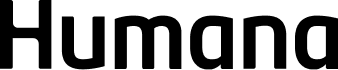 The Humana logo, featuring the word 'Humana' in black sans-serif font.