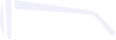 A white, pixelated icon of the side of a pair of eyeglasses.