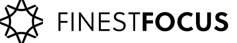 The FinestFocus logo, featuring a geometric star symbol next to the company name on a green background.