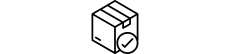 Illustration of a box with a checkmark symbol.