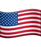 The flag of the United States of America, waving.