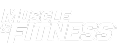 White text logo: Muscle & Fitness on black background.