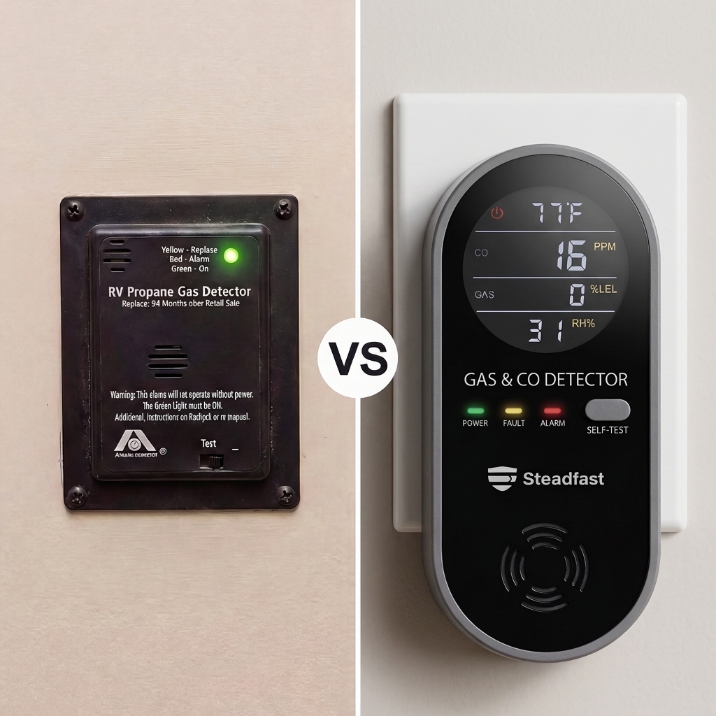Assorted Japanese snacks and green tea on a red surface with a hand reaching for a treat.
