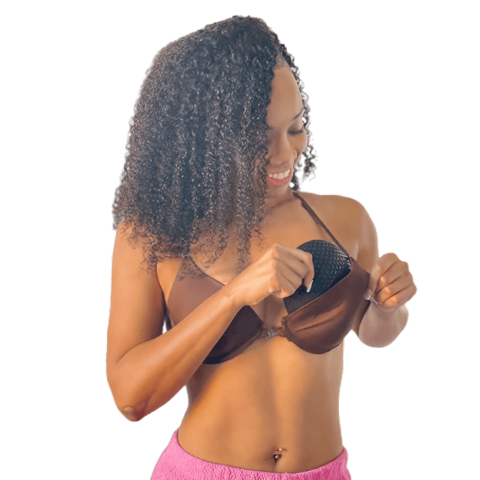 Woman using Honey Cloudz