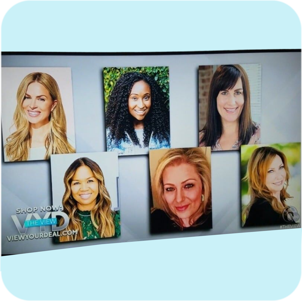 Female entrepreneurs featured in The View Shop Your Deal segment, including Honey Cloudz founder, supporting women-led businesses