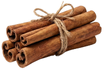 stack of cinnamon sticks
