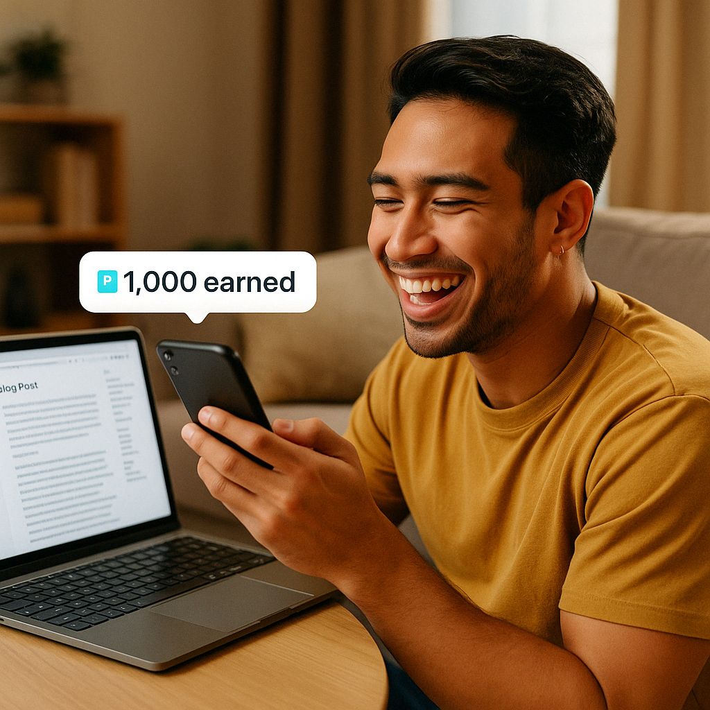 Smartphone displaying 'Money Sent' with QR code in background.
