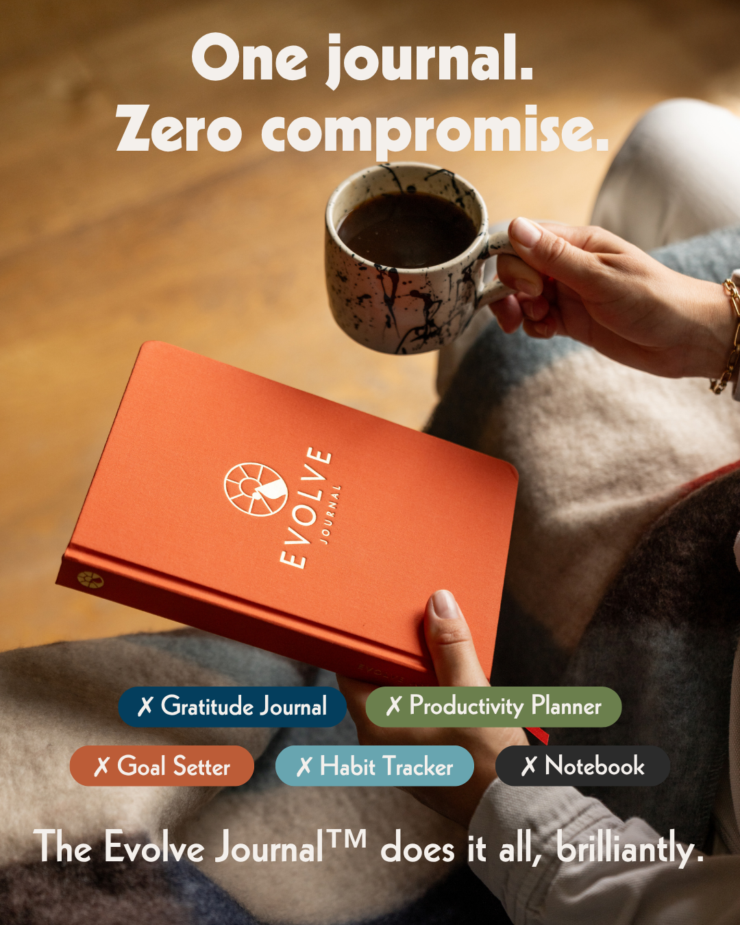 Smartphone on a table displaying an article, with a blurry green foreground and white background.