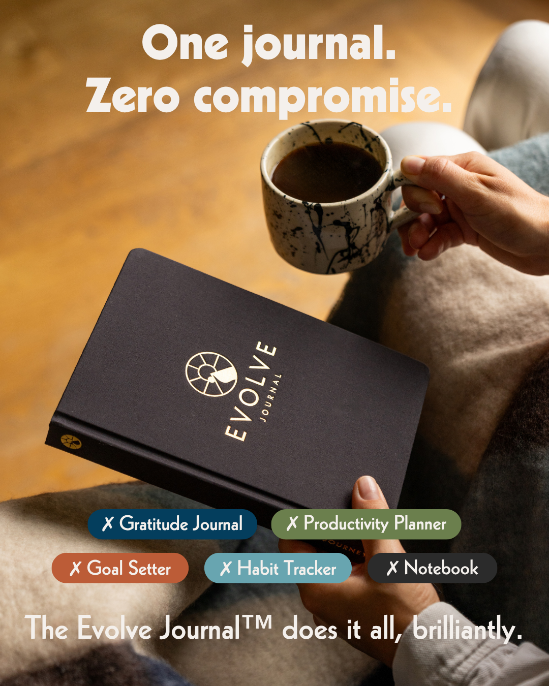 Smartphone on a table displaying an article, with a blurry green foreground and white background.