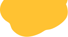 An abstract, amorphous, mustard-yellow shape on a white background.