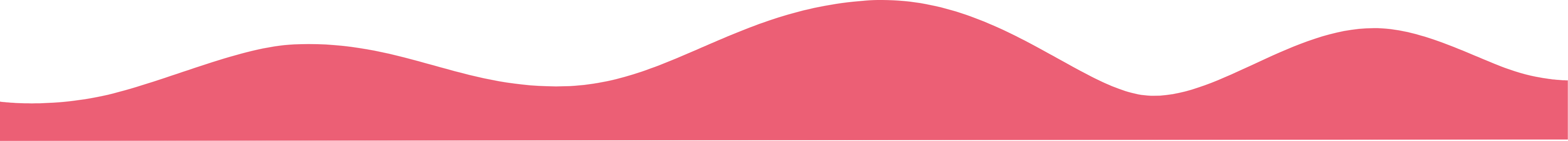 Pink wavy shape on a transparent background.
