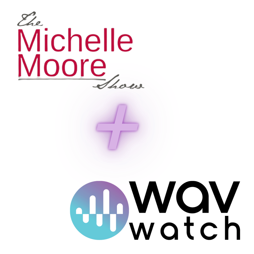 Collage with a woman's photo, text, and a logo.