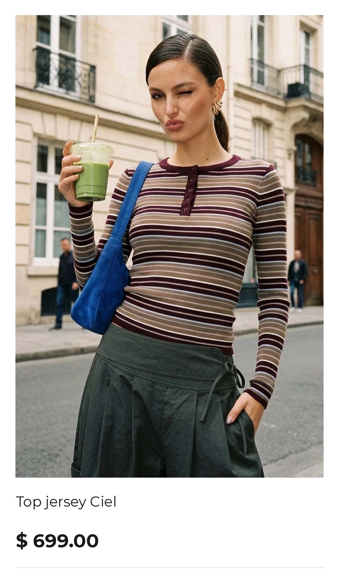 Top jersey Ciel - HIGH STREET